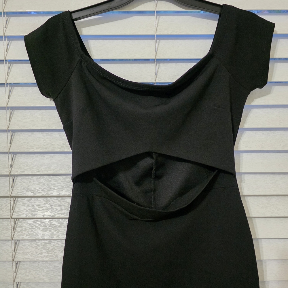 Windsor Black Backless Dress